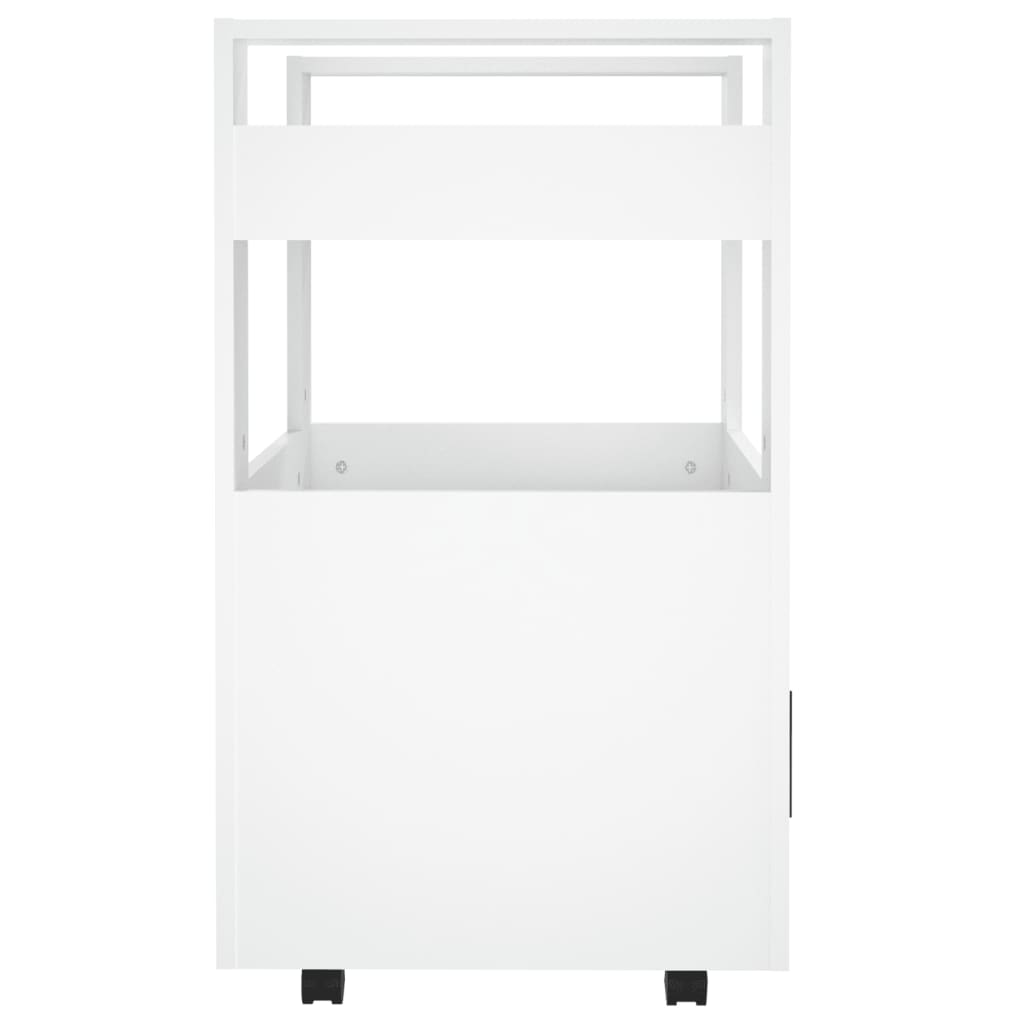 vidaXL Kuchyňský vozík bílý 60 x 45 x 80 cm kompozitní dřevo