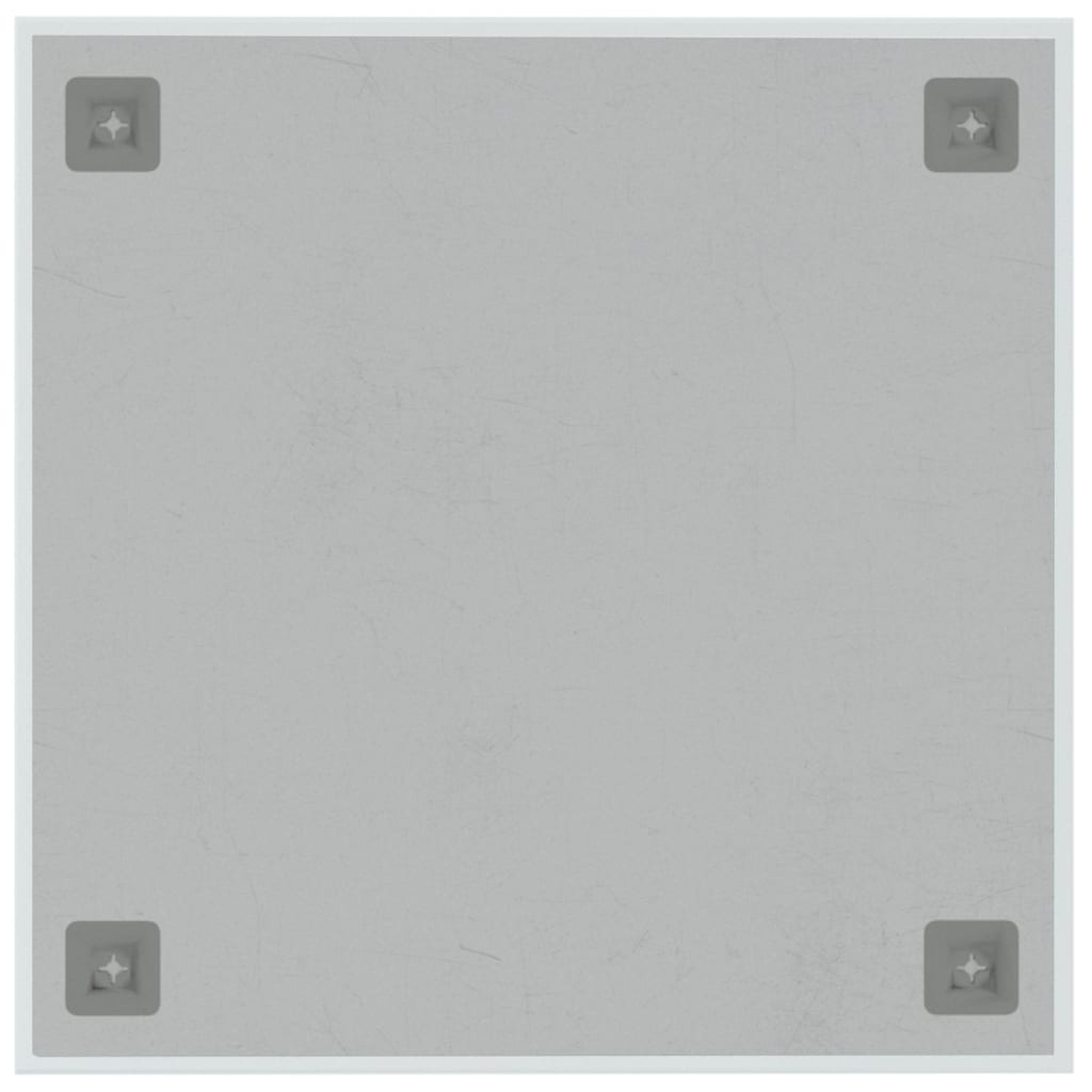 vidaXL Nástěnná magnetická tabule bílá 40 x 40 cm tvrzené sklo