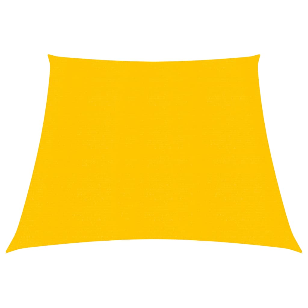 vidaXL Stínící plachta 160 g/m² žlutá 3/4 x 2 m HDPE