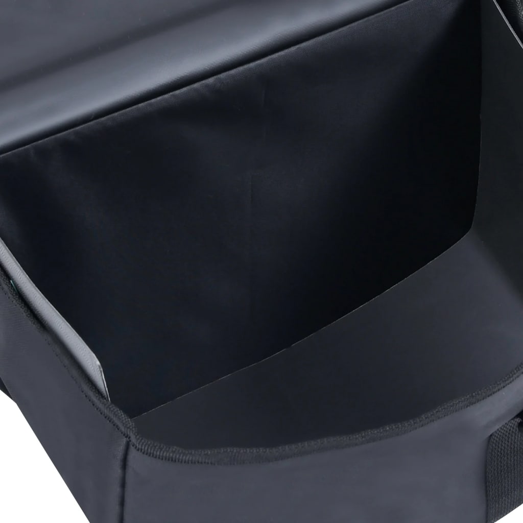 vidaXL Dvojitá brašna na zadní nosič kola voděodolná 35 l černá