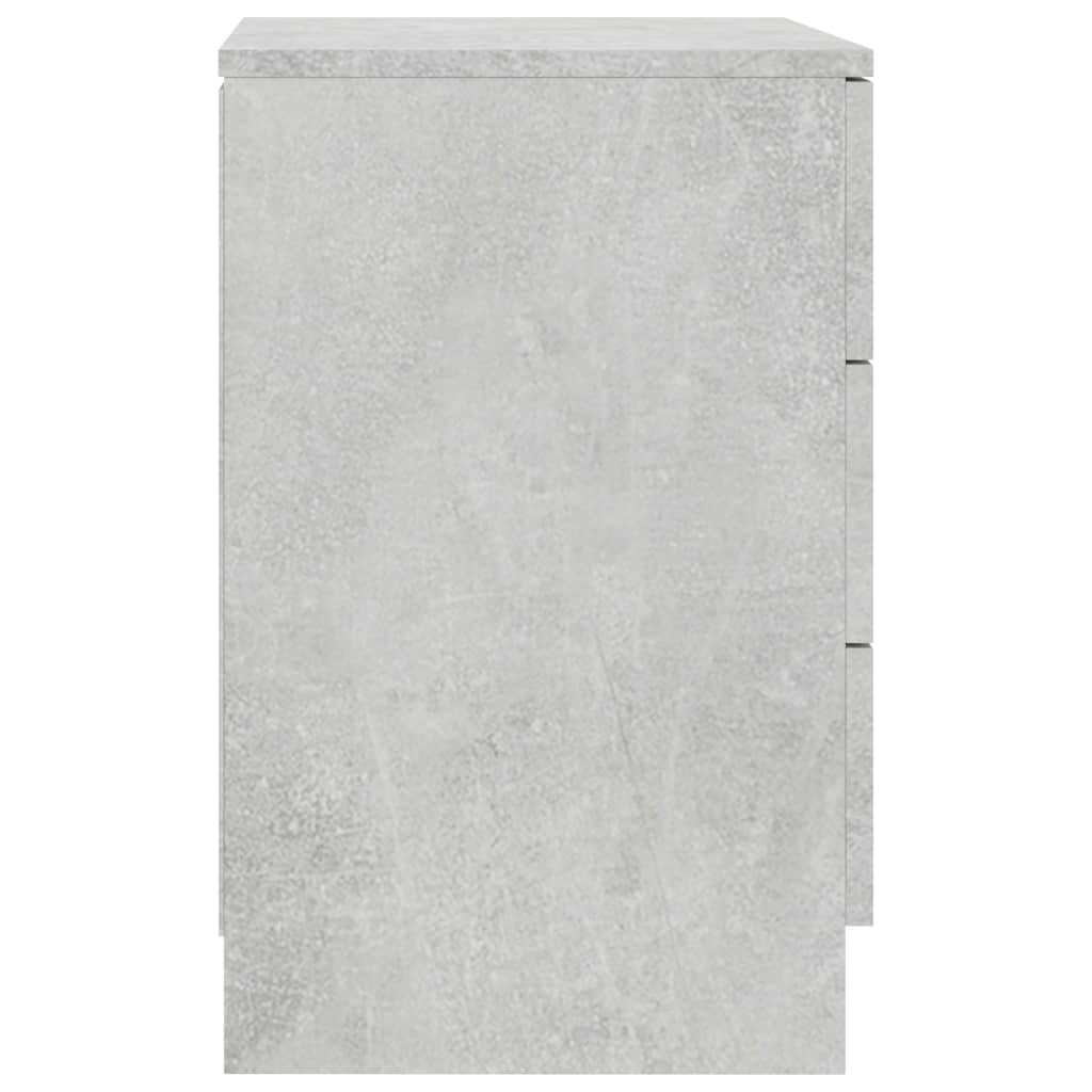 vidaXL Noční stolek betonově šedý 38 x 35 x 56 cm dřevotříska