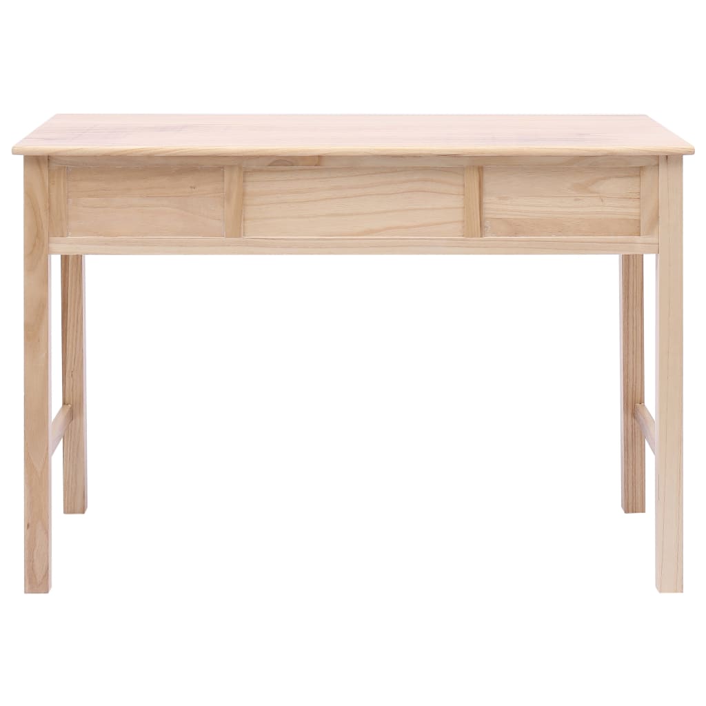 vidaXL Psací stůl přírodní 110 x 45 x 76 cm dřevo