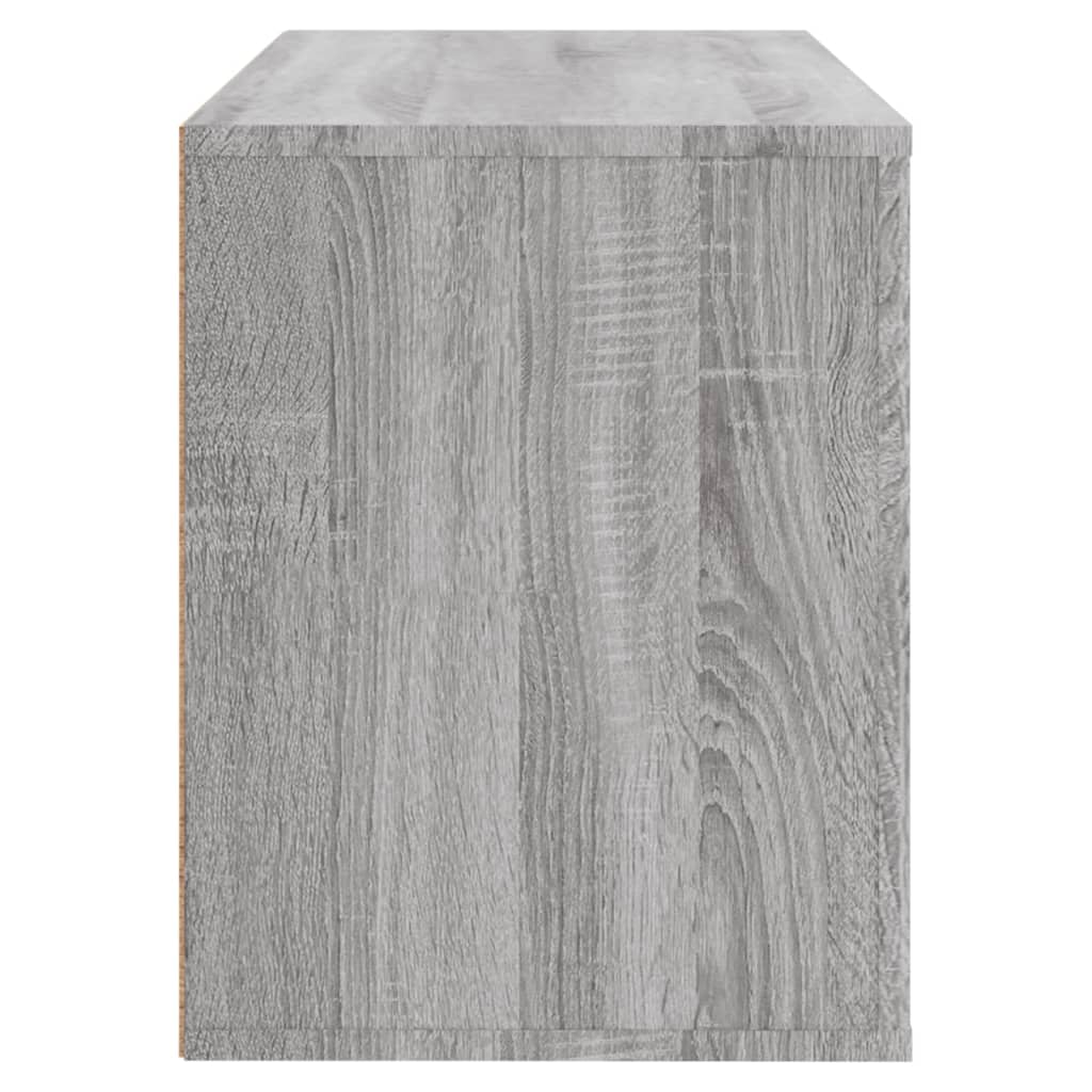 vidaXL Botník šedý sonoma 80x35x45 cm kompozitní dřevo