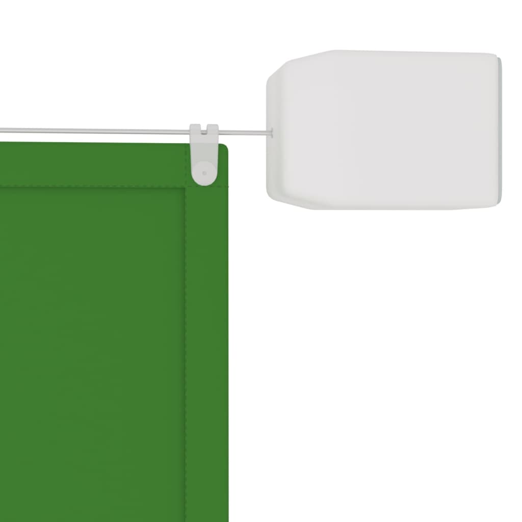 vidaXL Vertikální markýza světle zelená 60 x 360 cm oxfordská látka