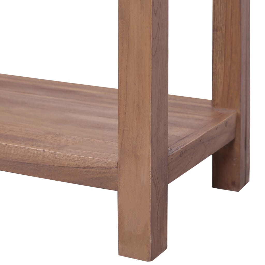 vidaXL Konzolový stolek 145 x 30 x 80 cm masivní teakové dřevo