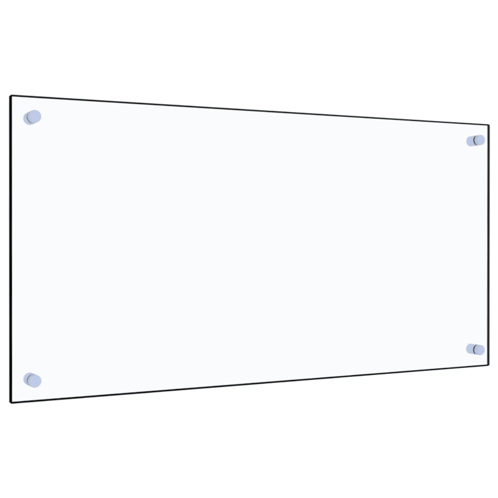 vidaXL Kuchyňský panel průhledný 80 x 40 cm tvrzené sklo