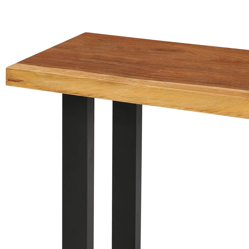 vidaXL Konzolový stolek z masivního dřeva suar 110 x 35 x 75 cm