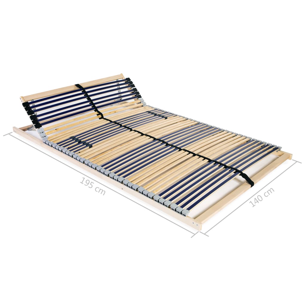 vidaXL Lamelový rošt postele se 42 lamelami 7 zón 140 x 200 cm