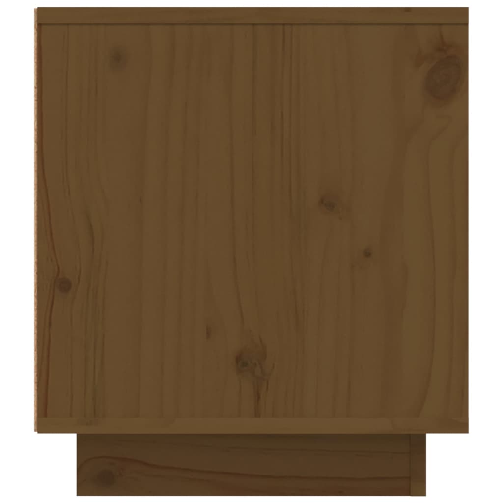 vidaXL TV skříňka medově hnědá 110x35x40,5 cm masivní borové dřevo