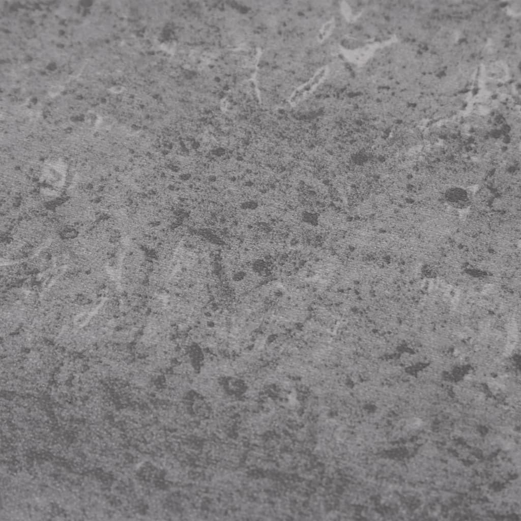 vidaXL Samolepicí podlahová krytina PVC 5,21 m² 2 mm cementově hnědá