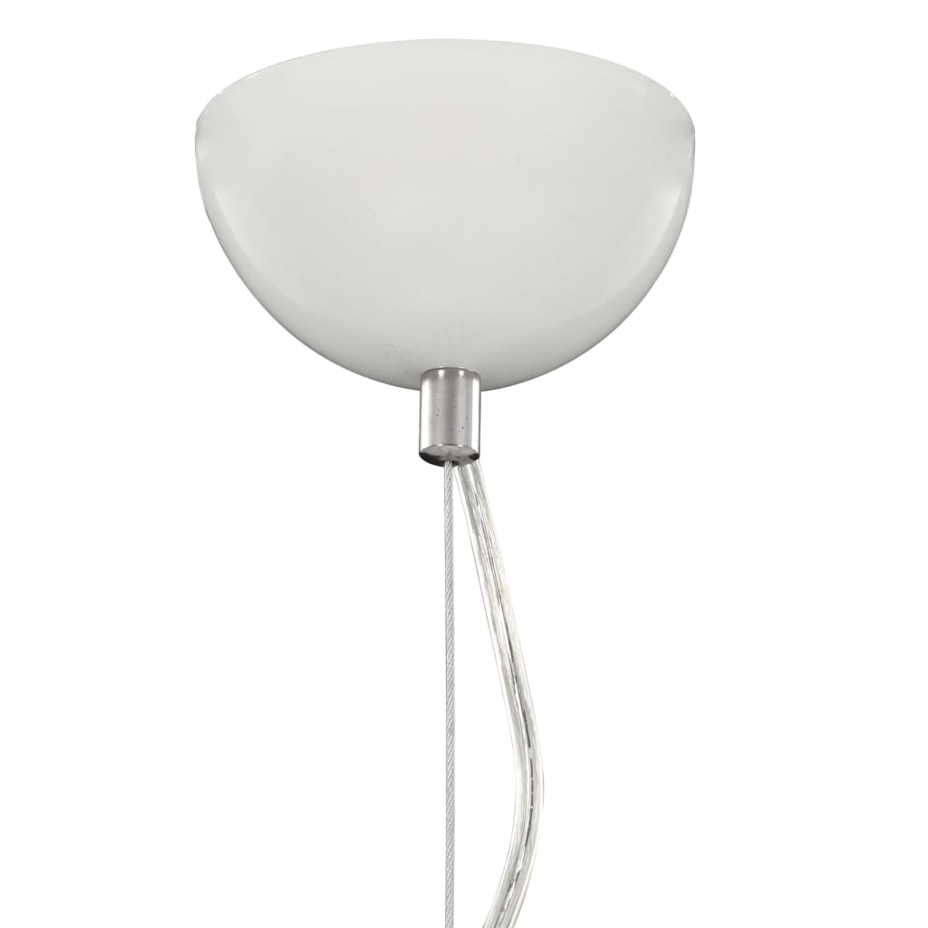 vidaXL Závěsné svítidlo bílo-stříbrné Ø 50 cm E27