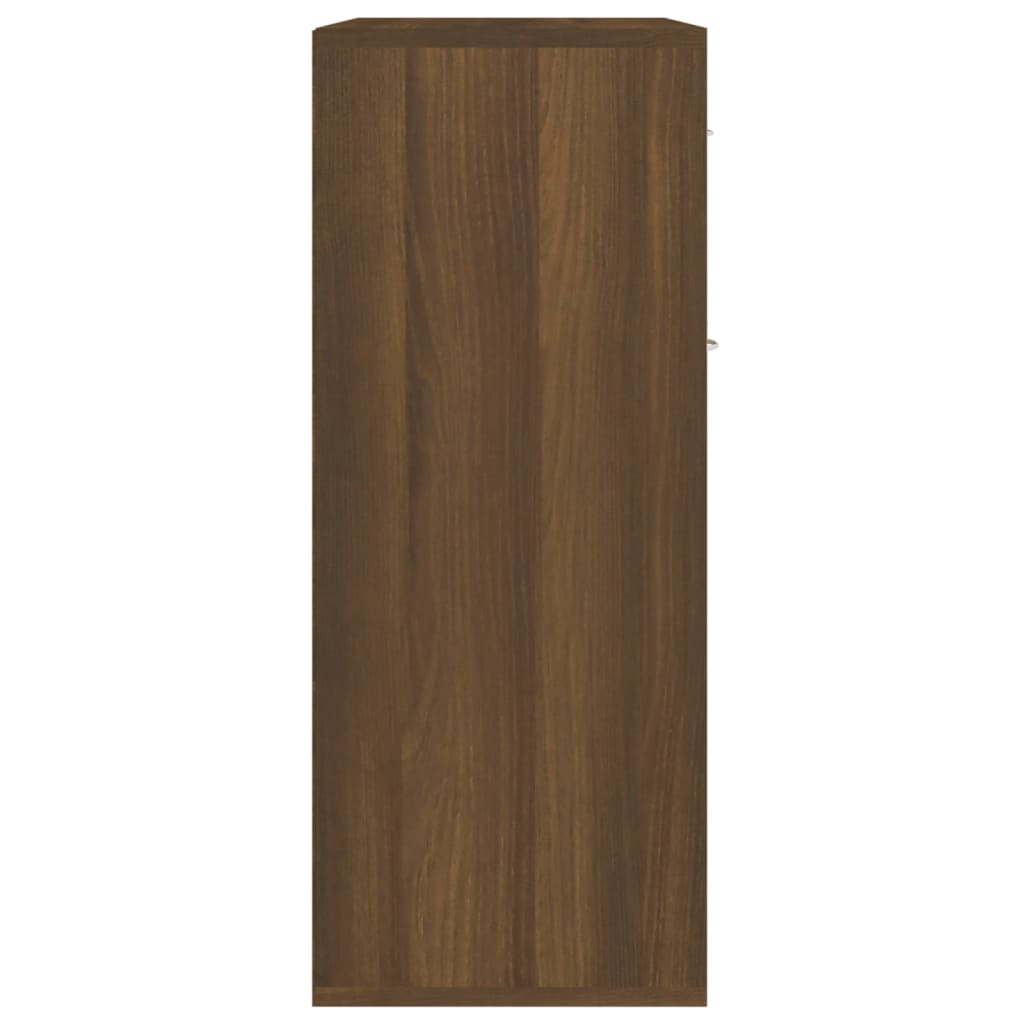 vidaXL Příborník hnědý dub 60 x 30 x 75 cm kompozitní dřevo