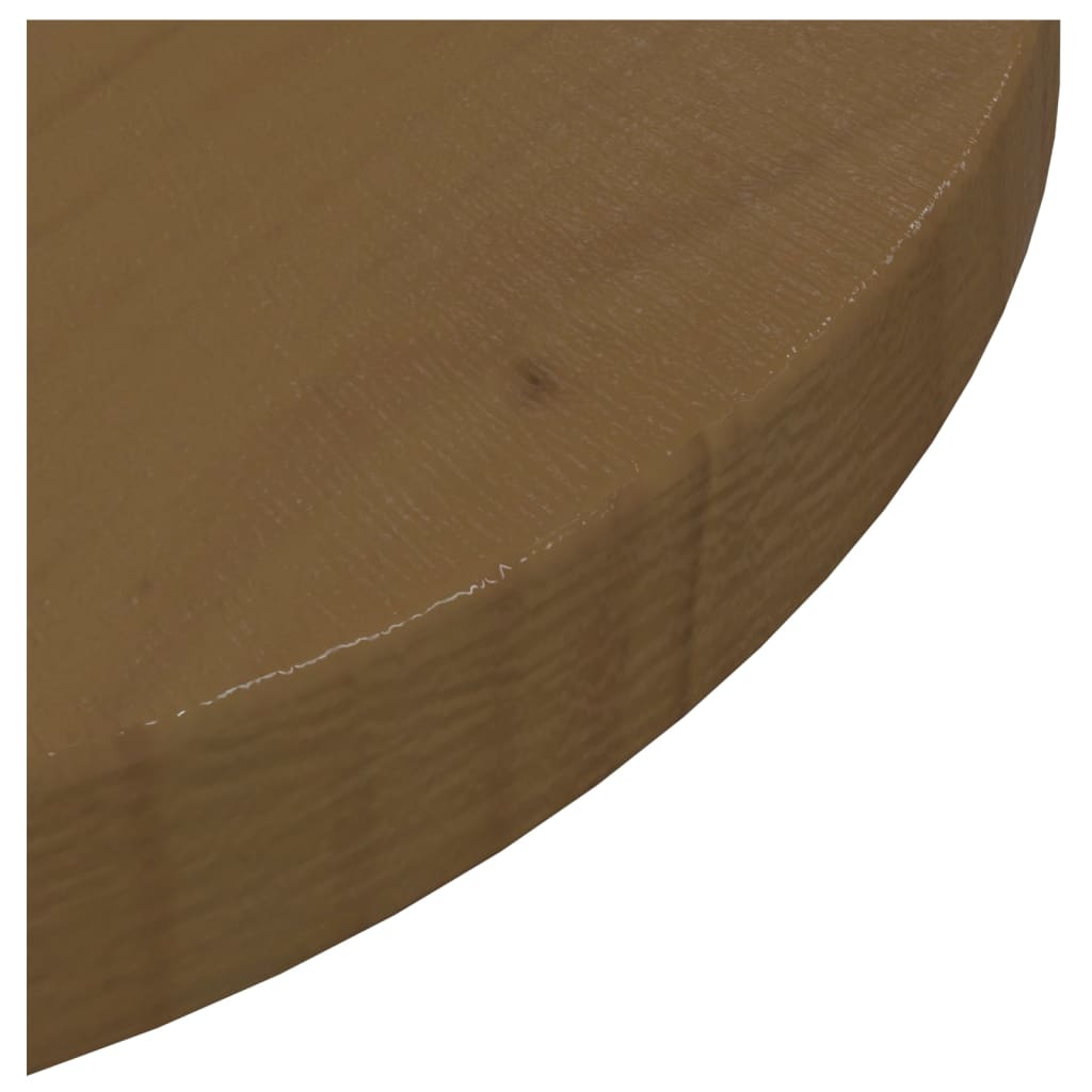 vidaXL Stolní deska hnědá Ø 30 x 2,5 cm masivní borové dřevo