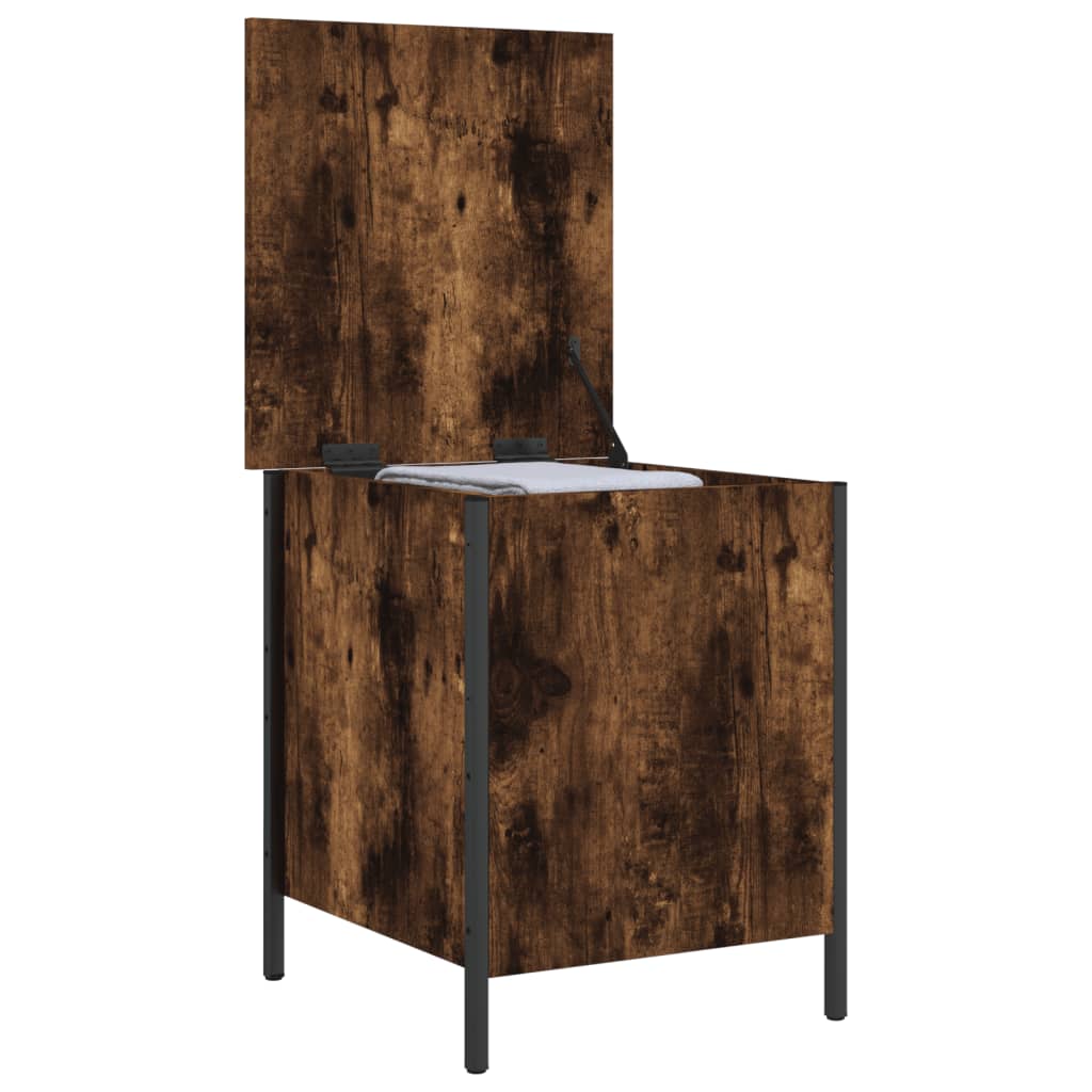 vidaXL Úložná lavice kouřový dub 40 x 42,5 x 50 cm kompozitní dřevo