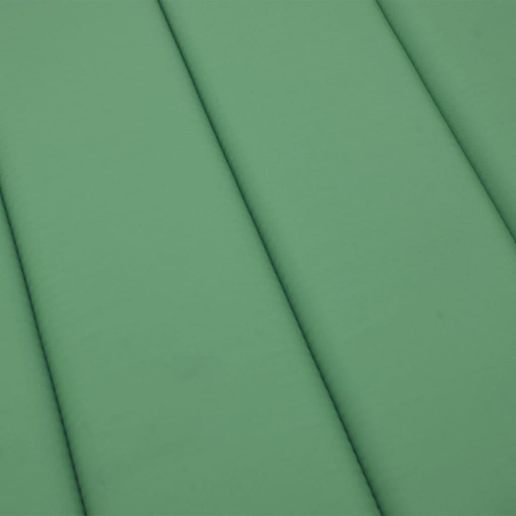 vidaXL Poduška na zahradní lehátko zelená 186 x 58 x 4 cm