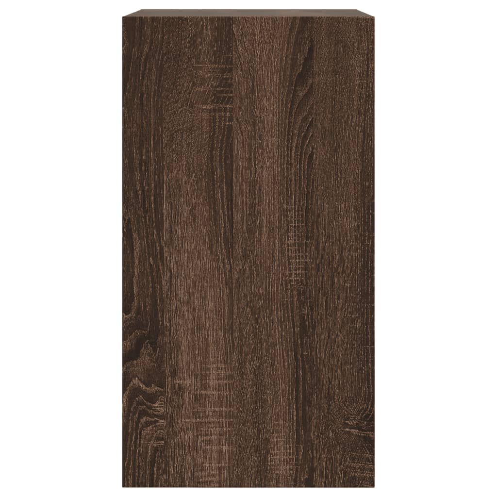 vidaXL Botník hnědý dub 60 x 34 x 63,5 cm kompozitní dřevo