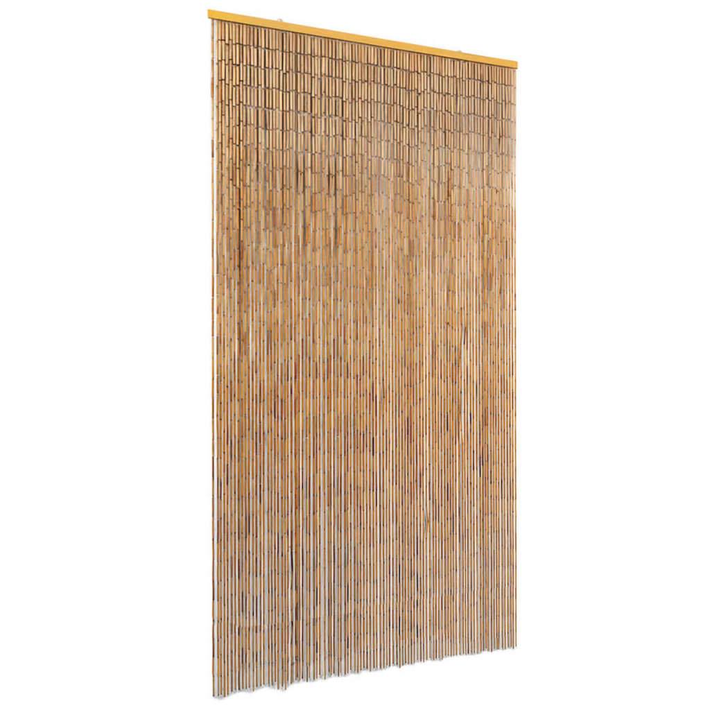 vidaXL Dveřní závěs proti hmyzu, bambus, 100x220 cm