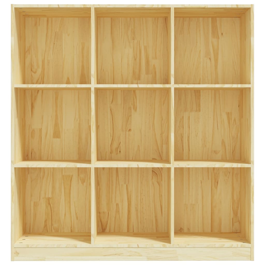 vidaXL Knihovna / dělicí stěna 104 x 33,5 x 110 cm masivní borovice