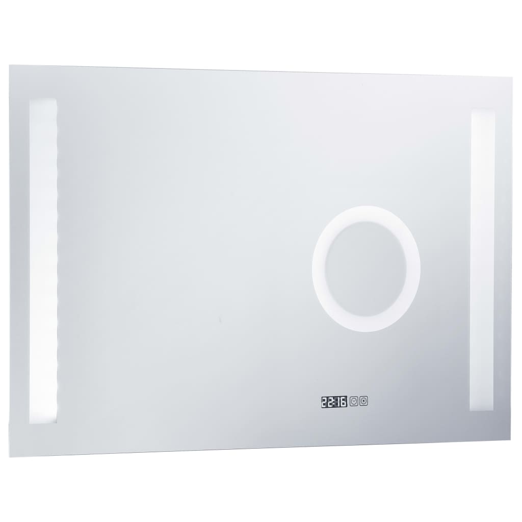 vidaXL Koupelnové zrcadlo s LED světly a dotykovým senzorem 100x60 cm