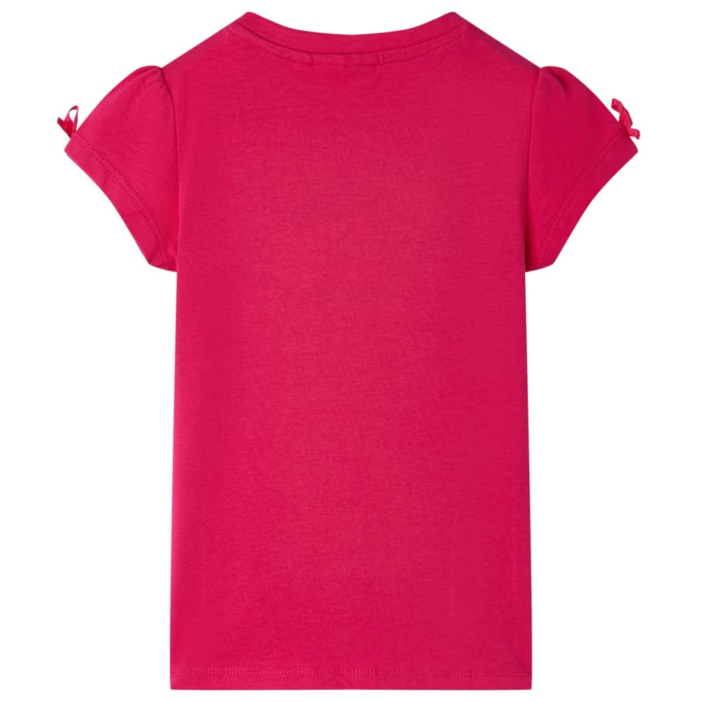 Dětské tričko jasně růžové 92
