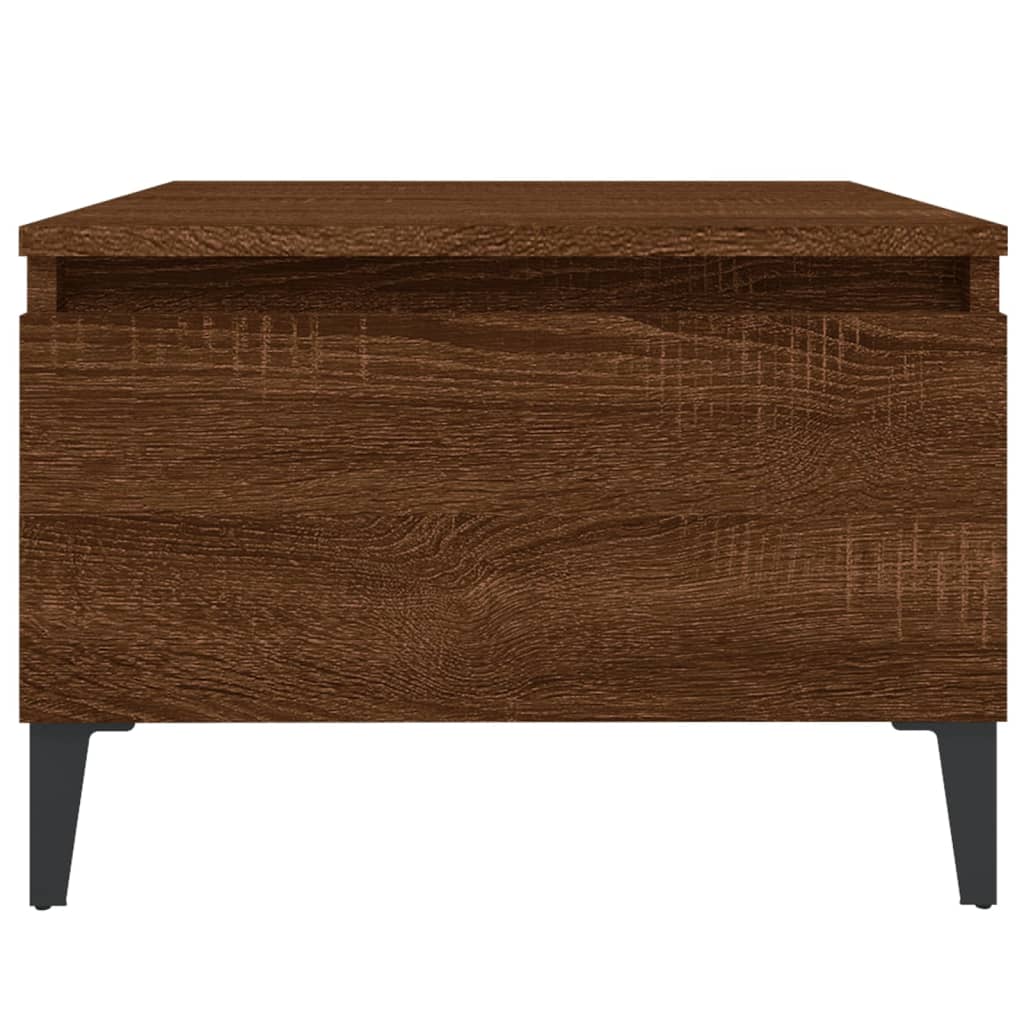 vidaXL Odkládací stolek hnědý dub 50 x 46 x 35 cm kompozitní dřevo