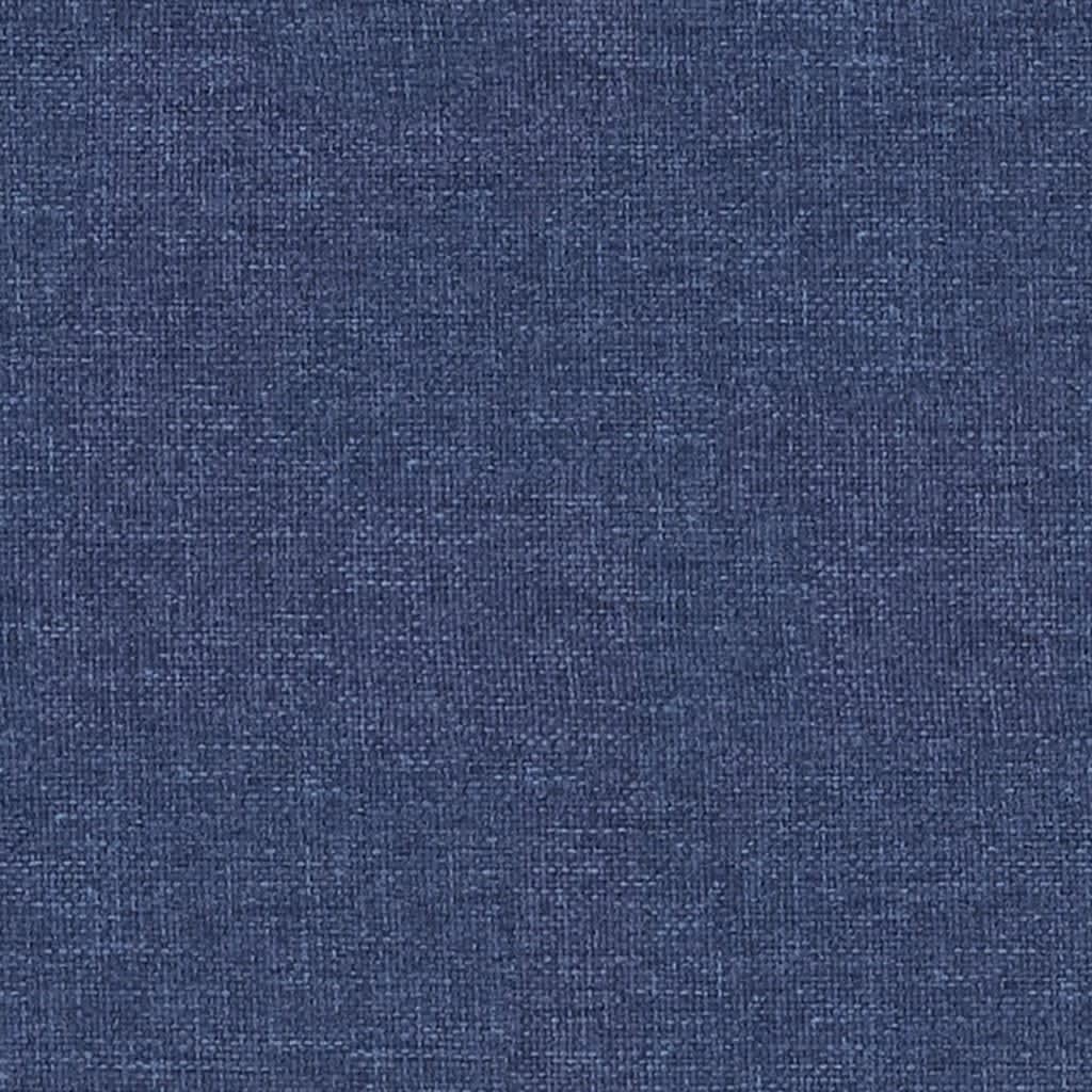 vidaXL Houpací křeslo modré textil