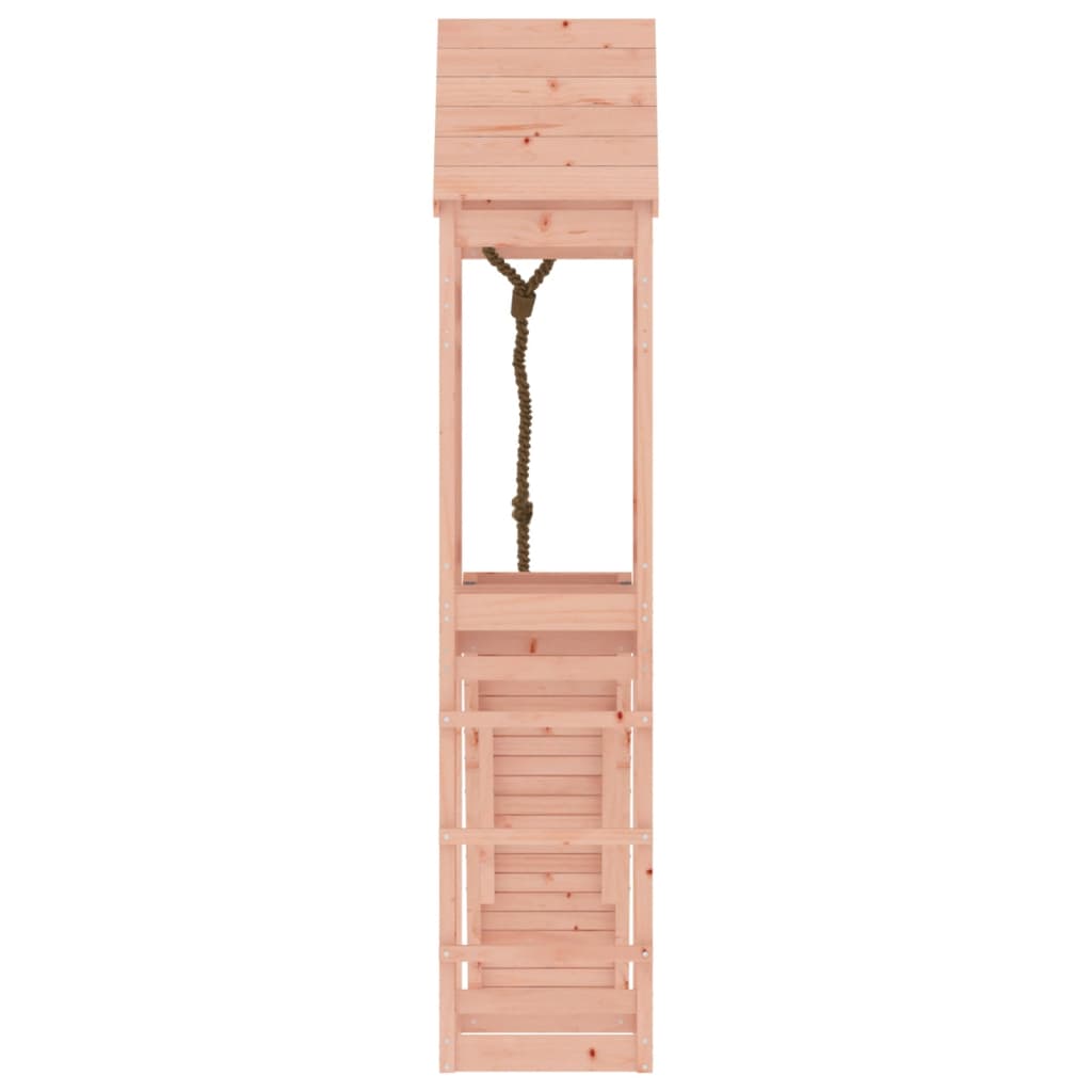 vidaXL Hrací věž s lezeckou stěnou masivní dřevo douglasky
