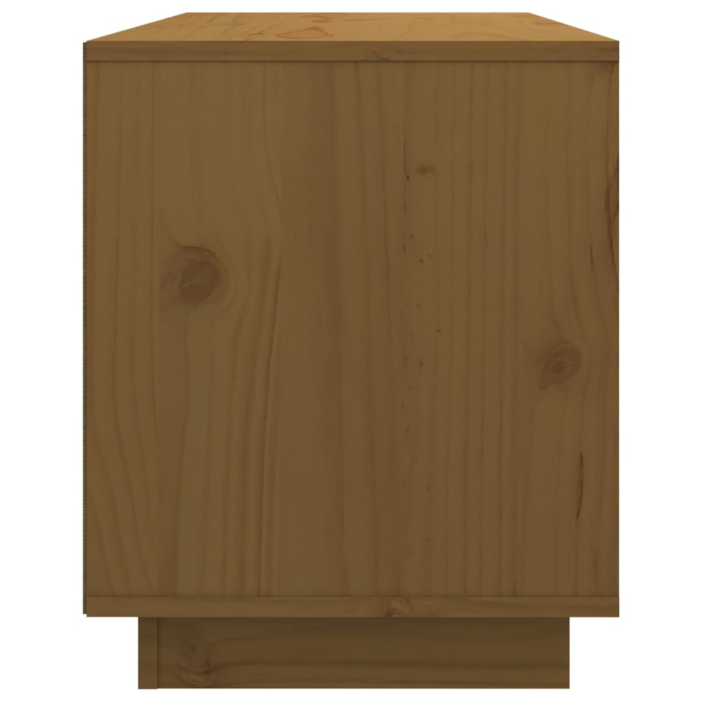 vidaXL TV skříňka medově hnědá 74 x 35 x 44 cm masivní borové dřevo