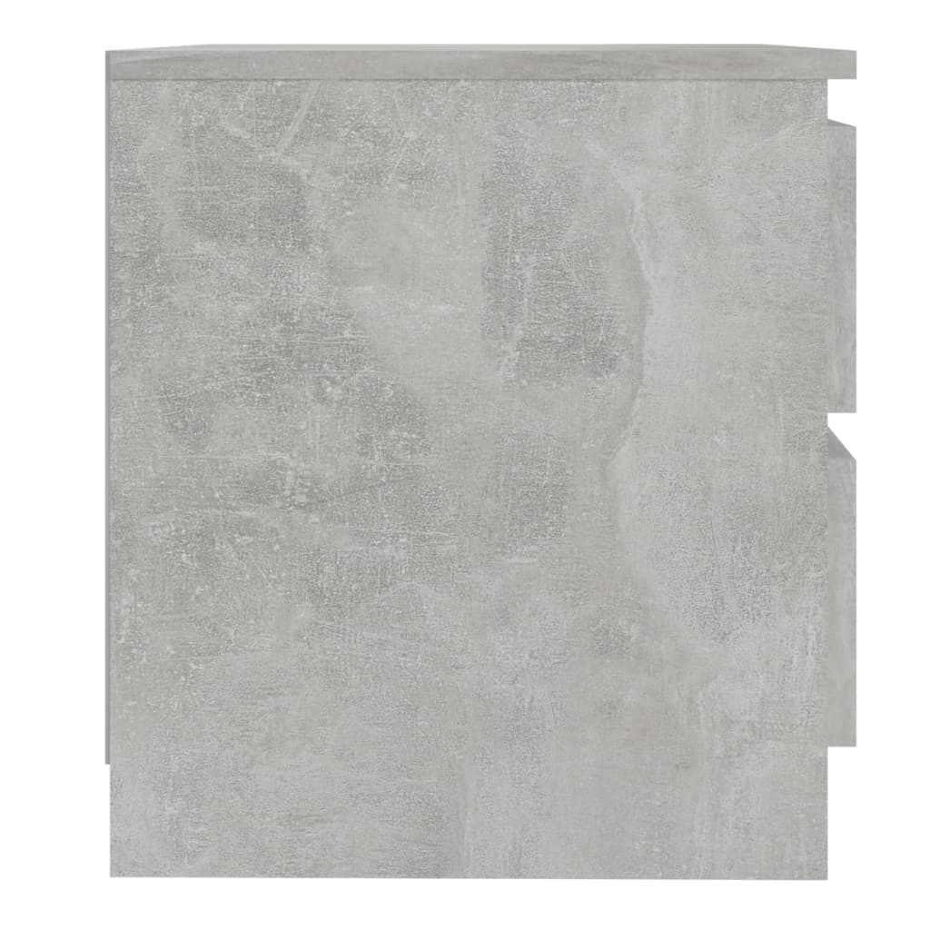 vidaXL Noční stolky 2 ks betonově šedé 50 x 39 x 43,5 cm dřevotříska