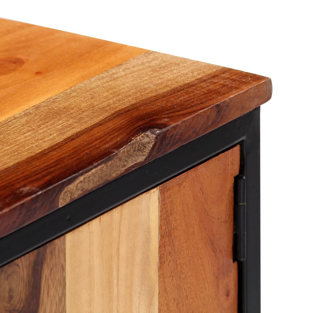 vidaXL TV stolek 120 x 30 x 40 cm masivní recyklované dřevo a ocel