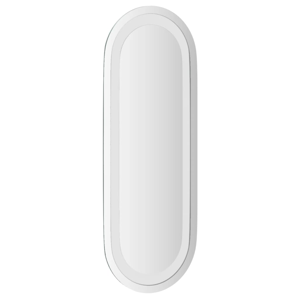 vidaXL Koupelnové LED zrcadlo 40 x 15 cm oválné