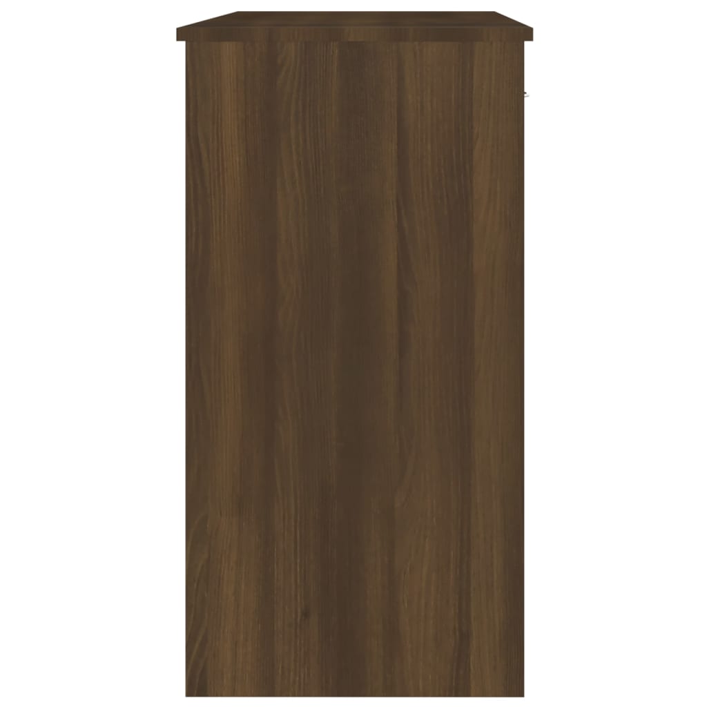 vidaXL Psací stůl hnědý dub 80 x 40 x 75 cm kompozitní dřevo