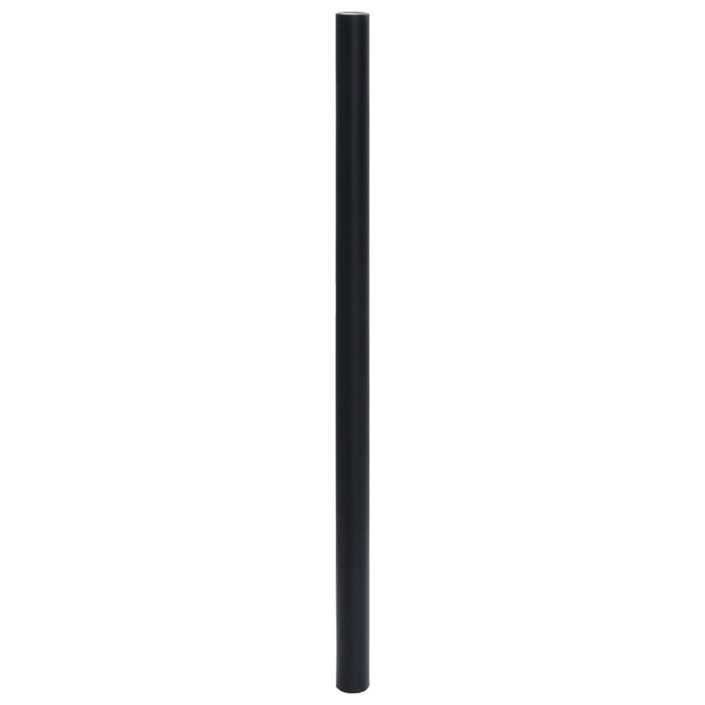 vidaXL Tapeta na nábytek samolepicí matná černá 90 x 500 cm PVC