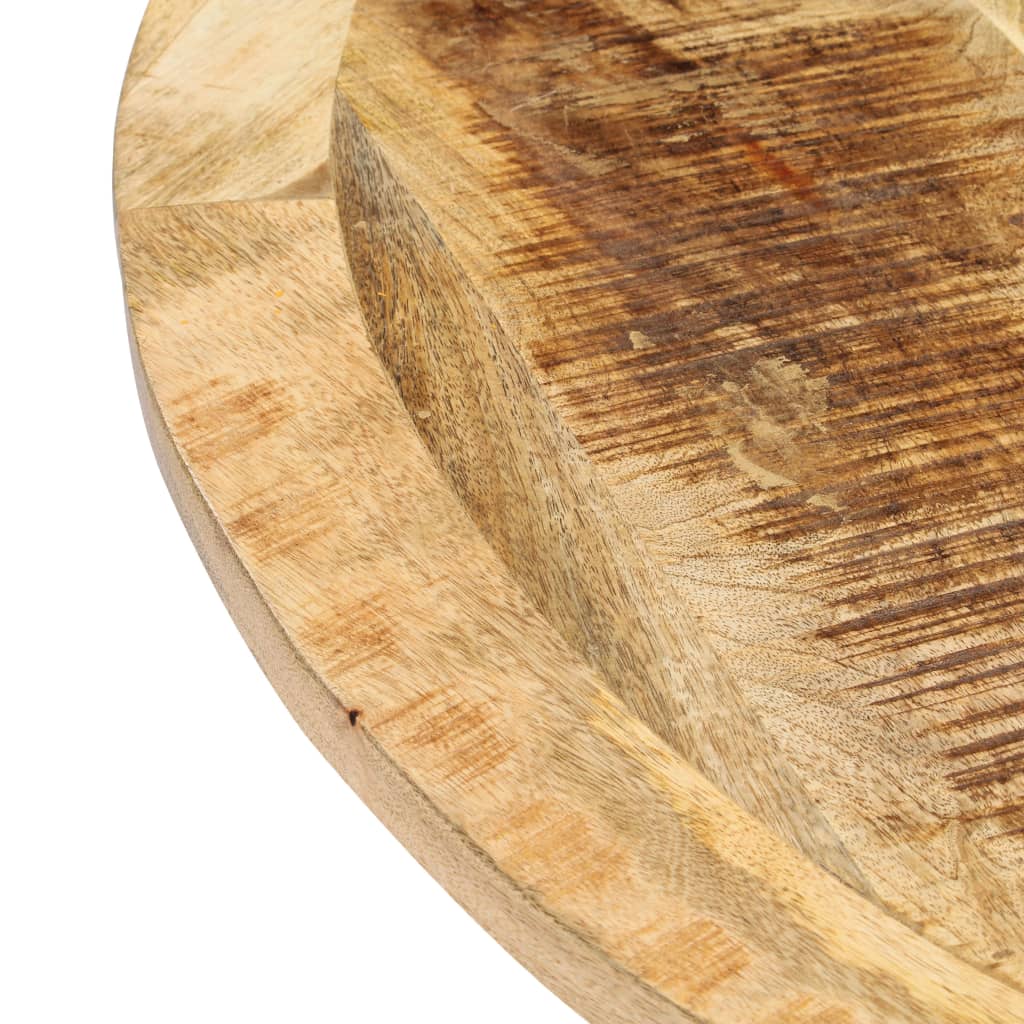 vidaXL Jídelní stůl kulatý 120 x 76 cm masivní mangovníkové dřevo