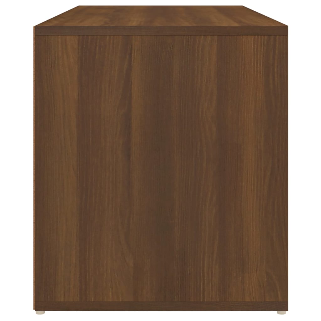 vidaXL Lavice do předsíně 80 x 40 x 45 cm hnědý dub kompozitní dřevo