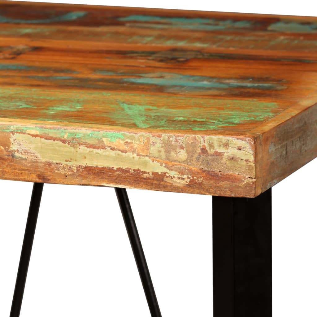 vidaXL Barový stůl masivní recyklované dřevo 60 x 60 x 107 cm