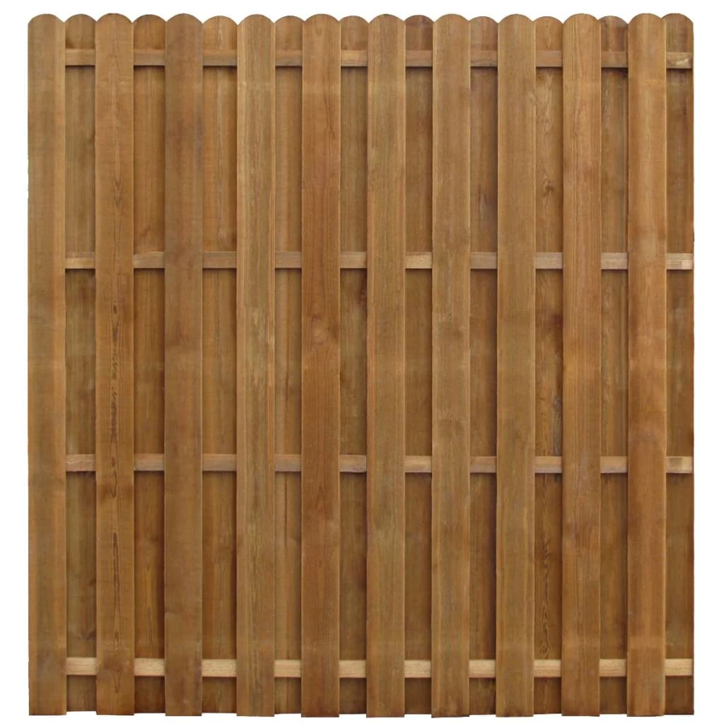 vidaXL Protipohledový plotový panel impregnovaná borovice 170 x 170 cm