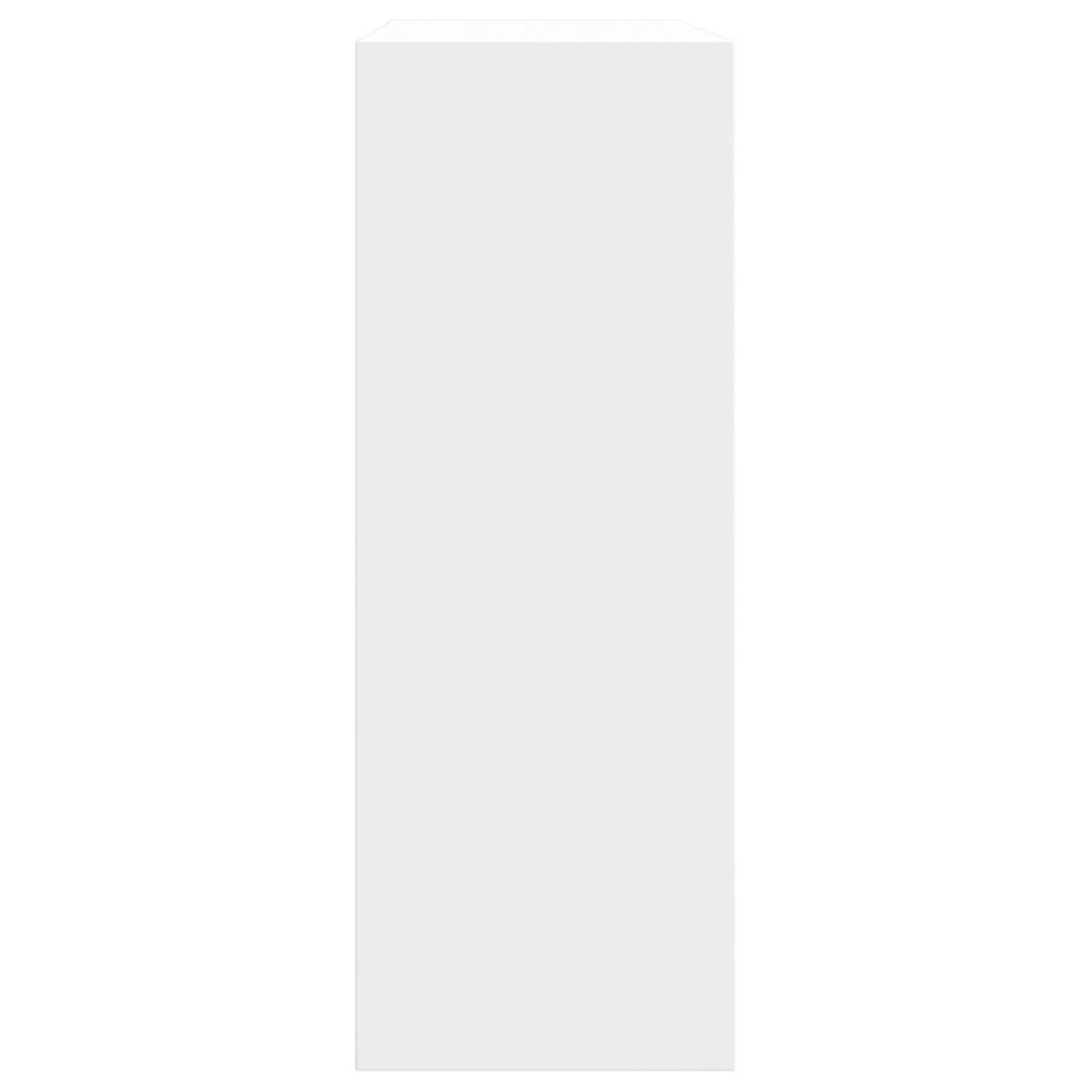 vidaXL Botník bílý 60 x 21 x 57 cm kompozitní dřevo
