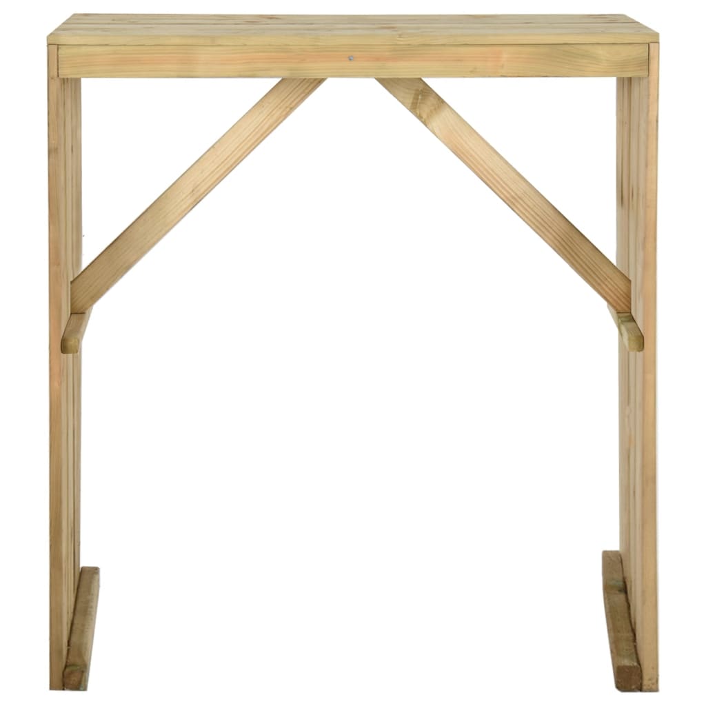 vidaXL Barový stůl 100 x 60 x 110 cm impregnovaná borovice