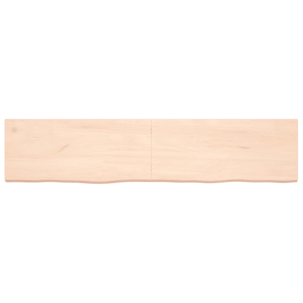 vidaXL Koupelnová deska 180x40x(2-4) cm neošetřené masivní dřevo
