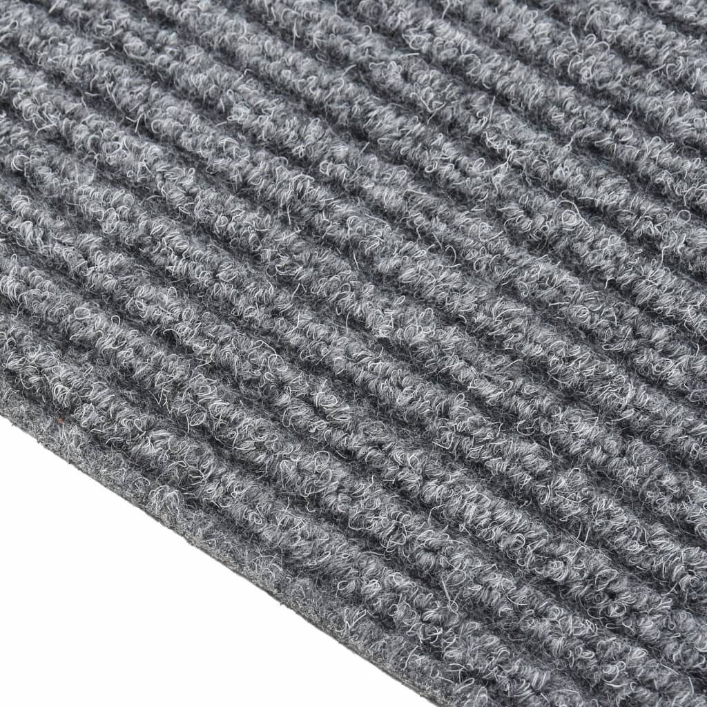 vidaXL Běhoun čisticí zóna 100 x 100 cm šedý