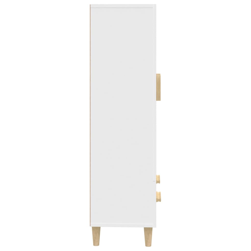 vidaXL Komoda bílá 70 x 31 x 115 cm kompozitní dřevo