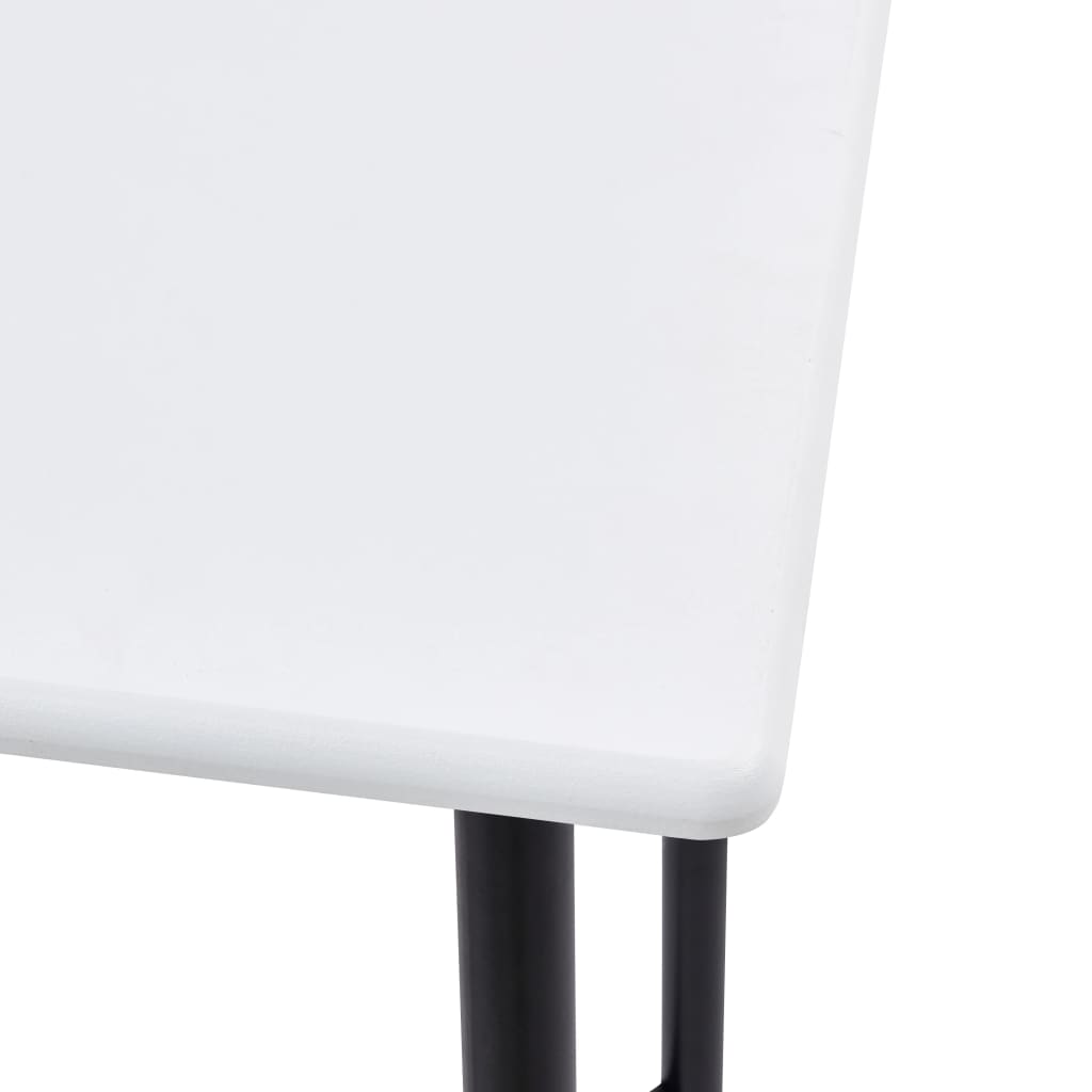 vidaXL Barový stůl bílý 60 x 60 x 111 cm MDF