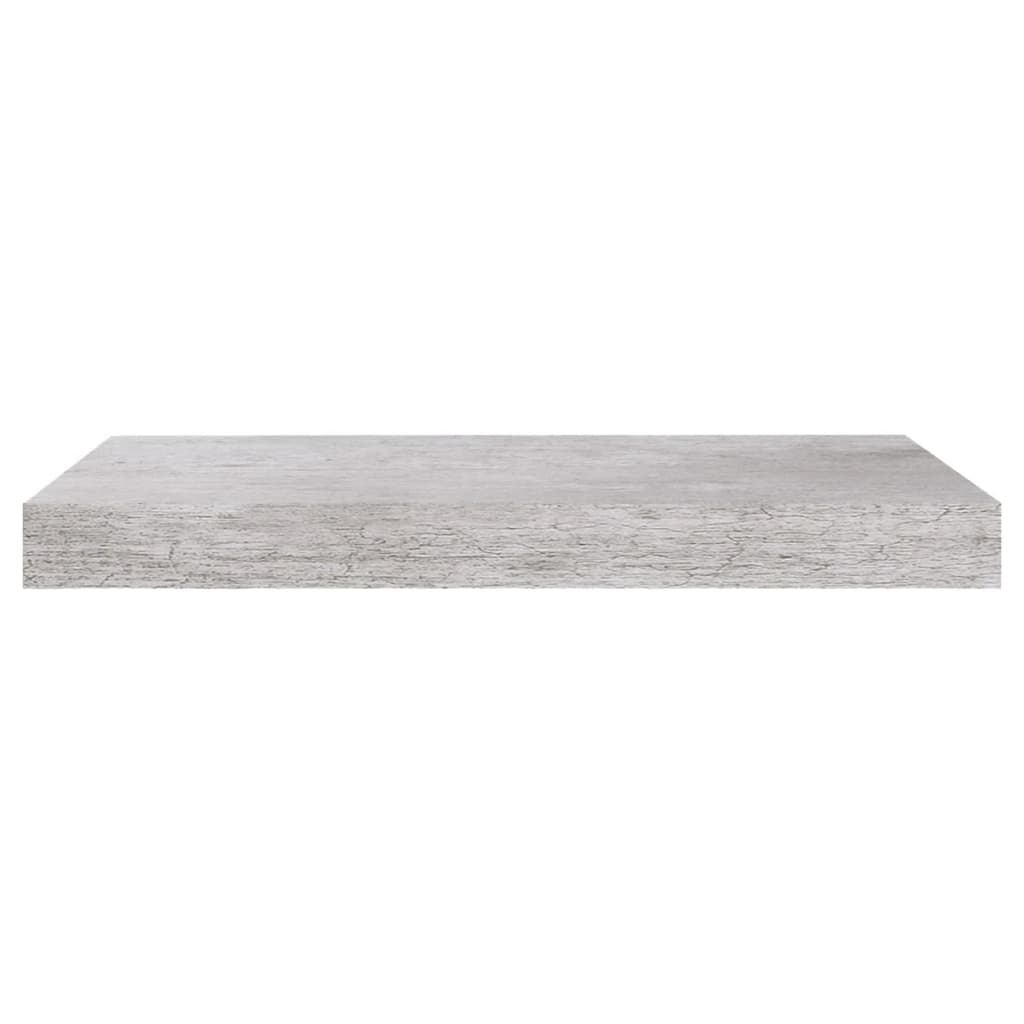 vidaXL Plovoucí nástěnná police betonově šedá 50 x 23 x 3,8 cm MDF