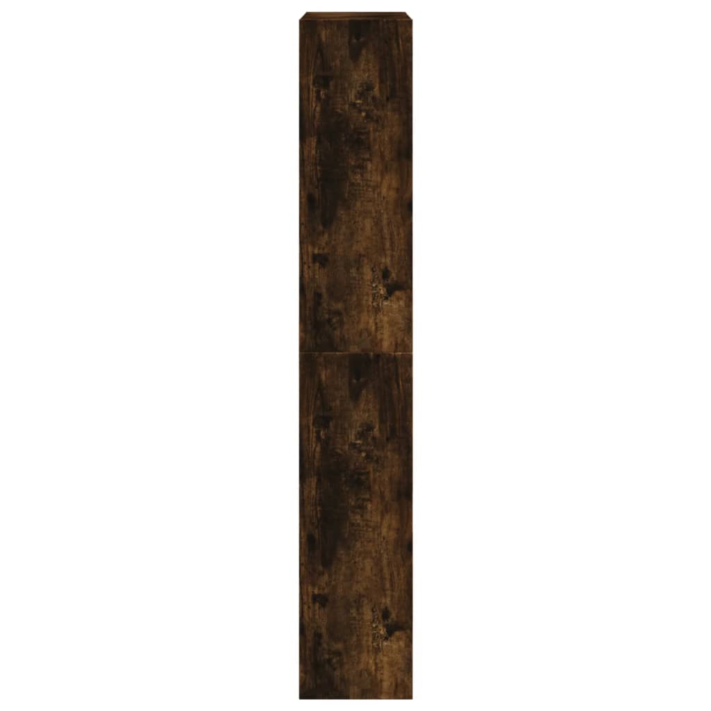 vidaXL Botník kouřový dub 60 x 21 x 125,5 cm kompozitní dřevo