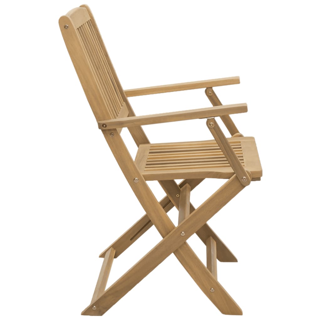 vidaXL Skládací zahradní židle 2 ks 58 x 54,5 x 90 cm masivní akácie