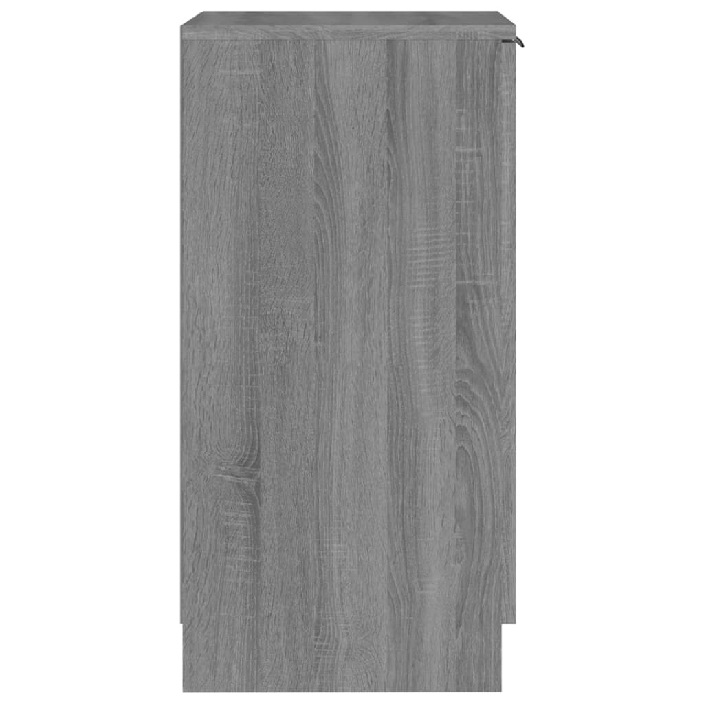vidaXL Botník šedý sonoma 30 x 35 x 70 cm kompozitní dřevo