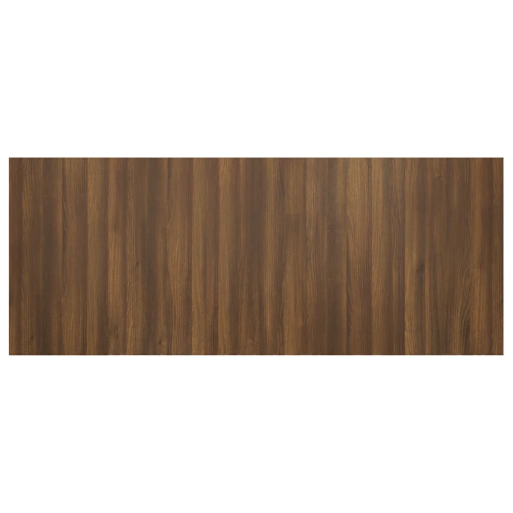 vidaXL Čelo postele hnědý dub 200 x 1,5 x 80 cm kompozitní dřevo