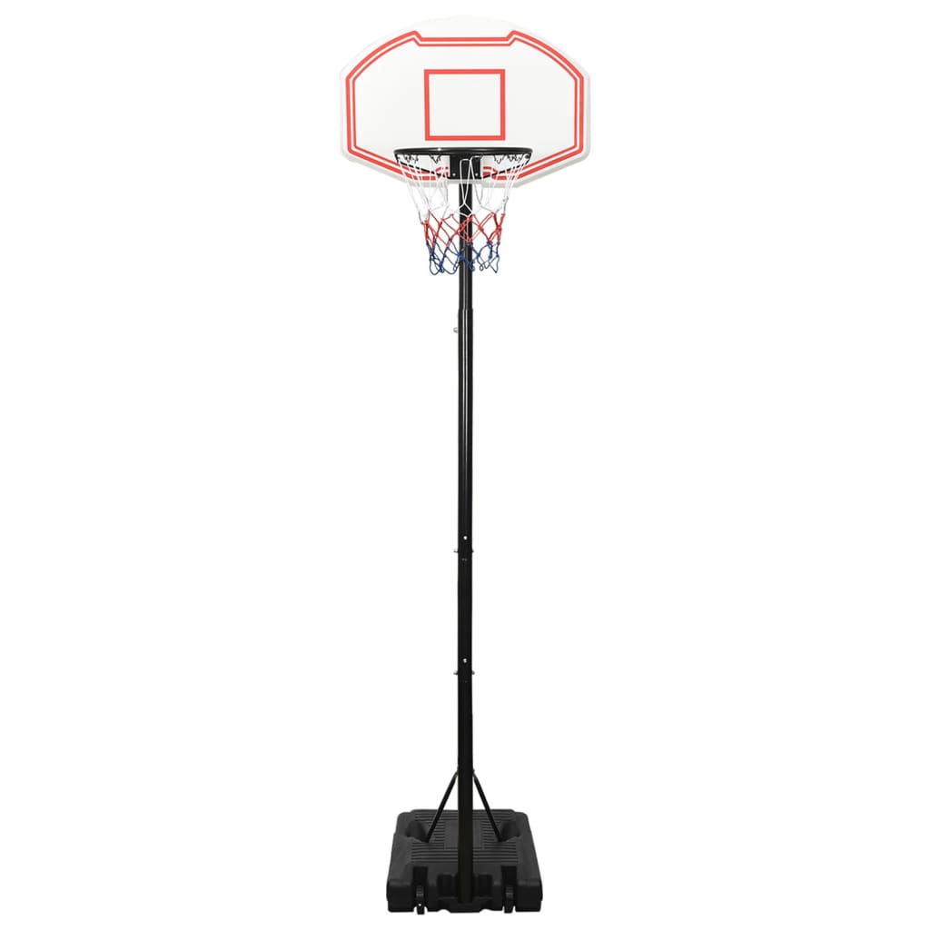 vidaXL Basketbalový koš bílý 282–352 cm polyethylen