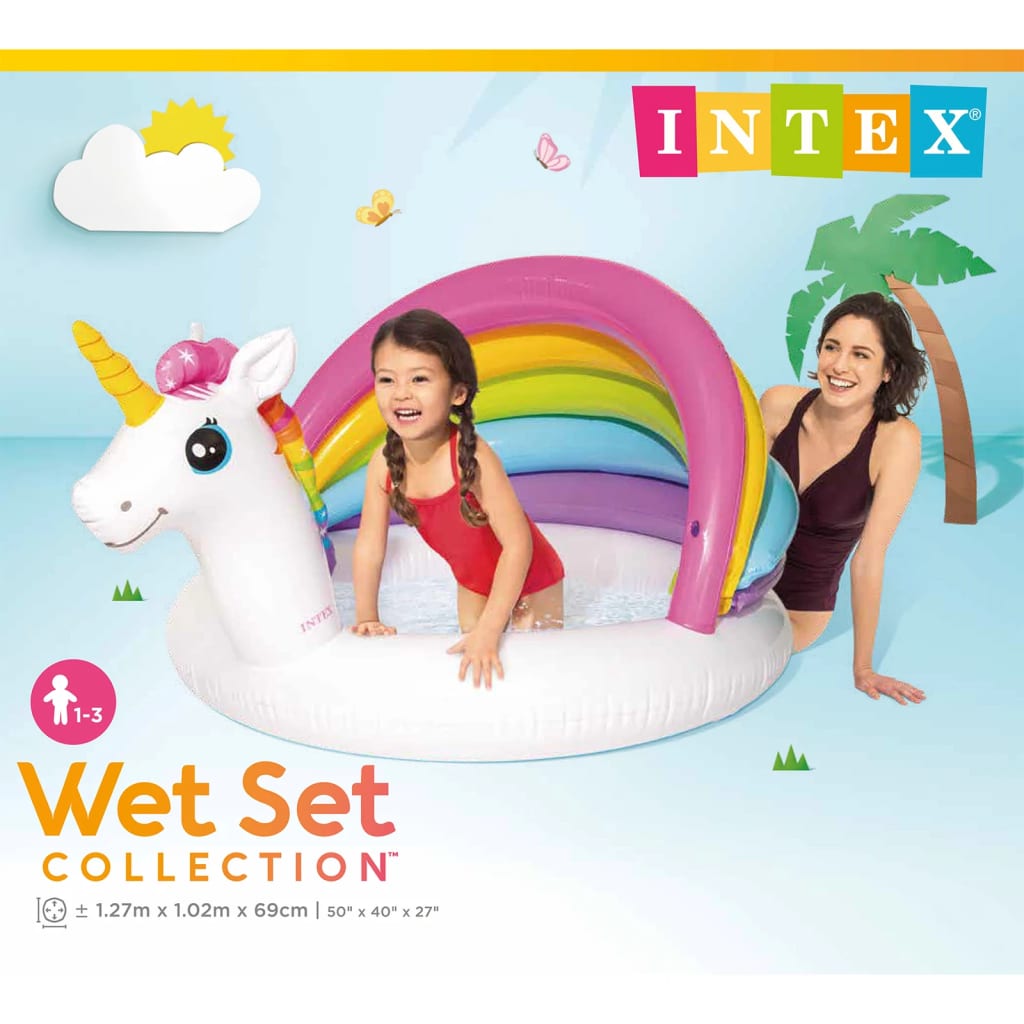 Intex Dětský bazének s jednorožcem 127 x 102 x 69 cm
